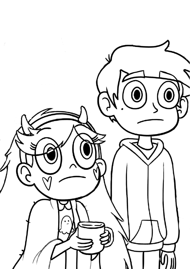 Traurige Star und Marco